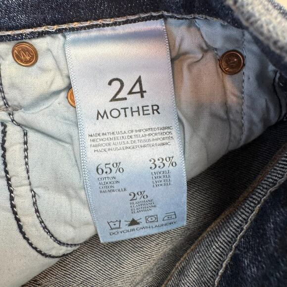 MOTHER The Outsider in Heaven Texas 24 Bootcut Blue Jeans Narrow Flare - Picture 5 of 12